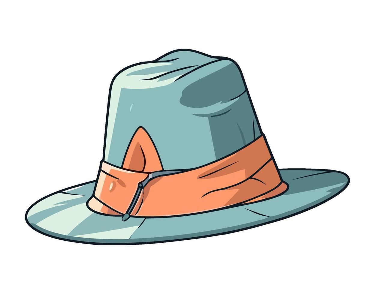 fashion men hat icon isolated vector