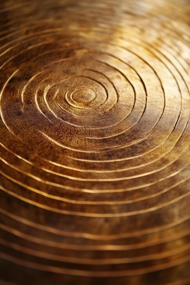 Intricate golden spiral patterns on a textured surface showcasing artistic craftsmanship photo