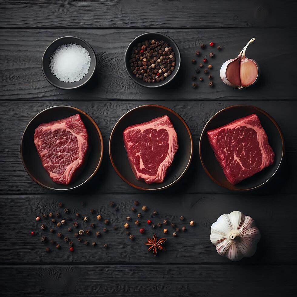 Grilled Steak with Garlic and Peppercorns - Delicious Meat Recipe photo