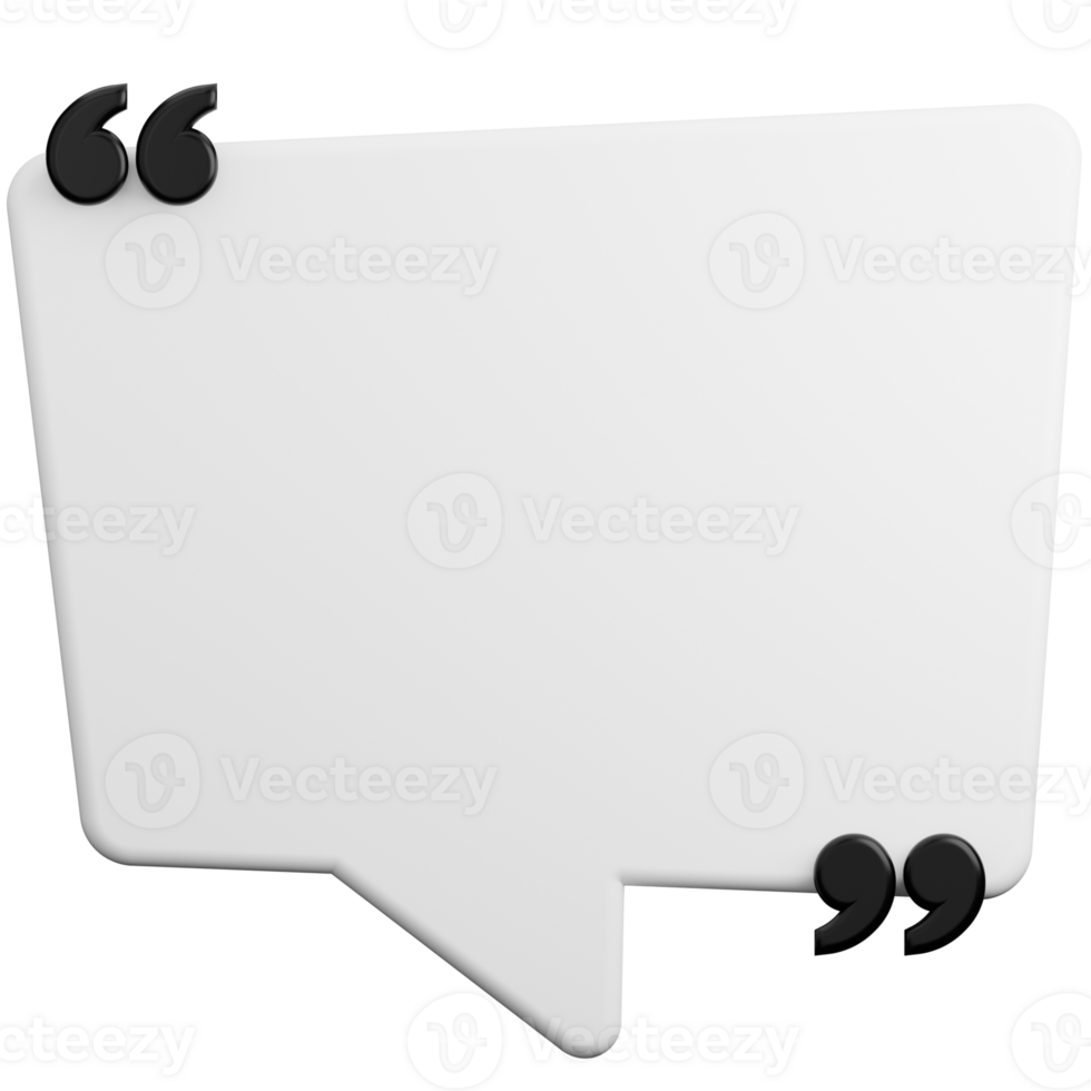 Question Chat 3D Illustration png