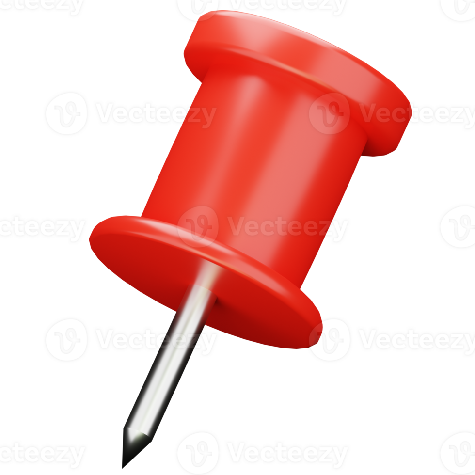 Pushpin 3D Illustration png