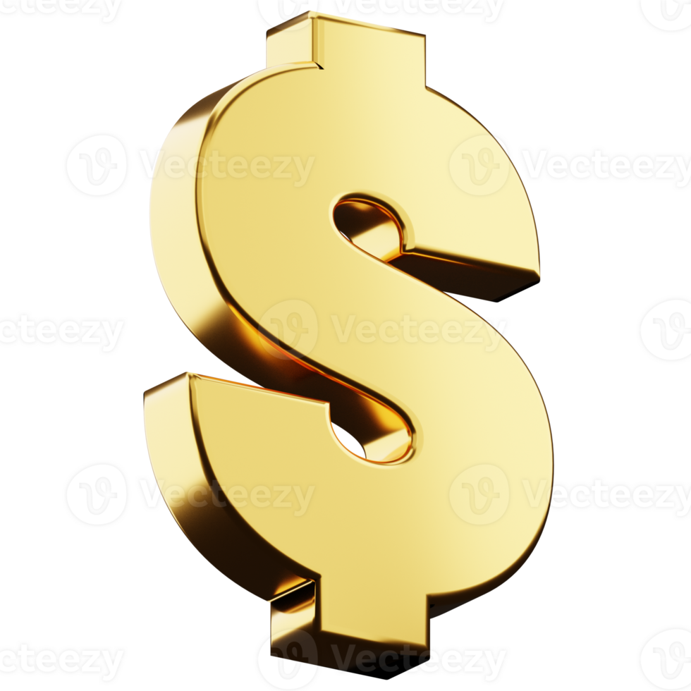 Dollar Currency Exchange 3D Illustration png