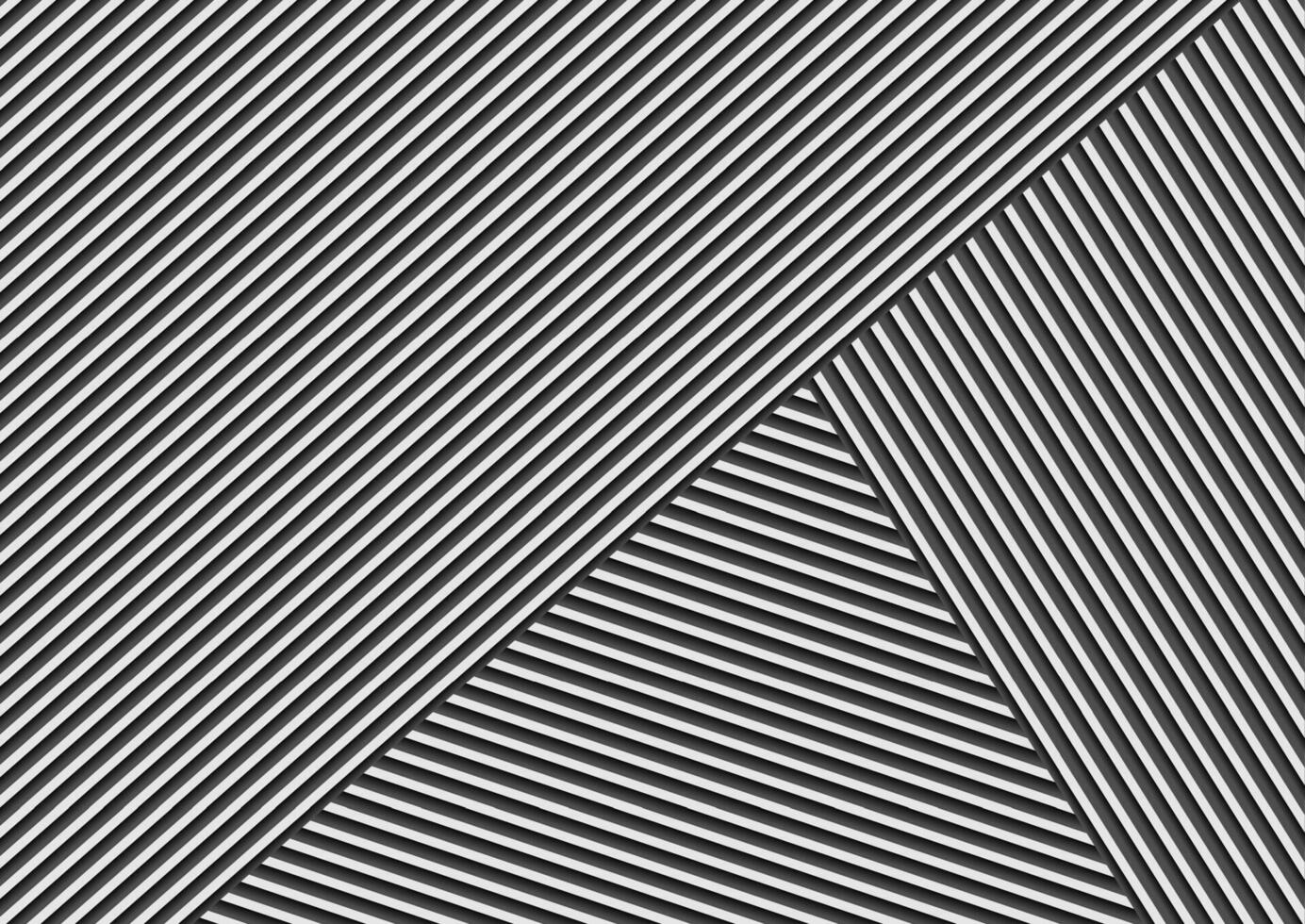 Black and white stripes abstract tech minimal background vector