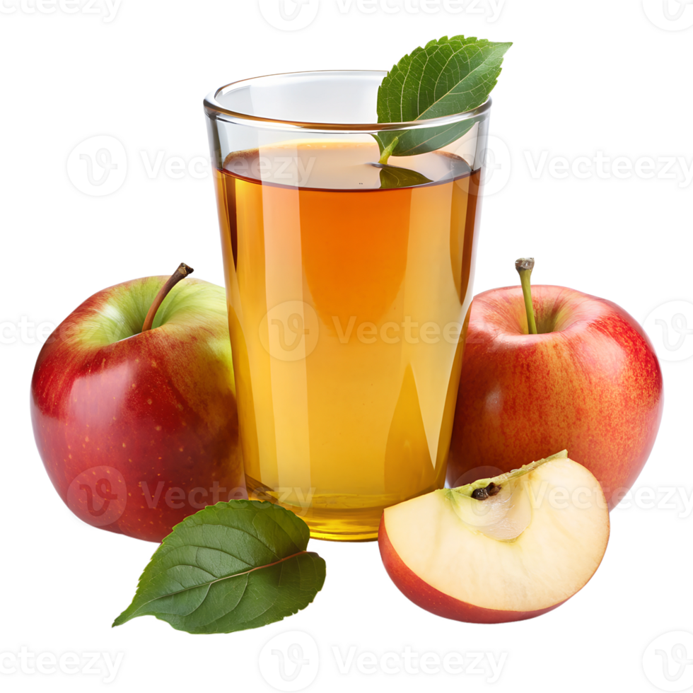 Apple Juice isolated on transparent background png