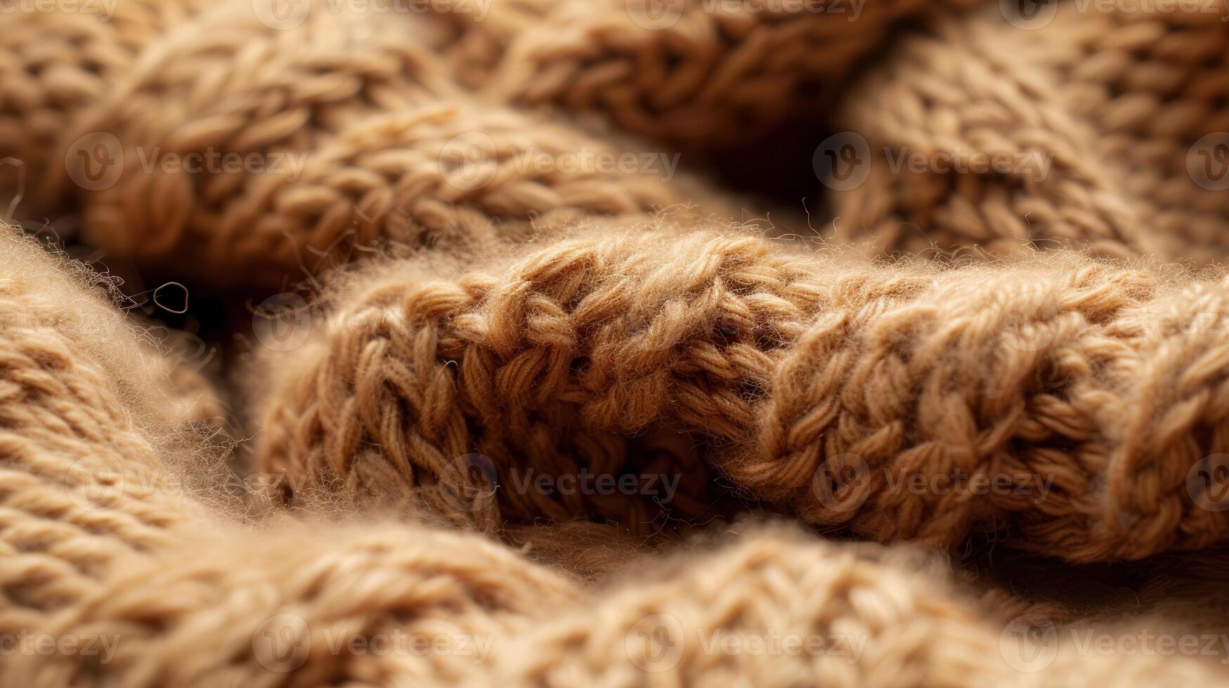 Close-up of woolen knit texture background photo