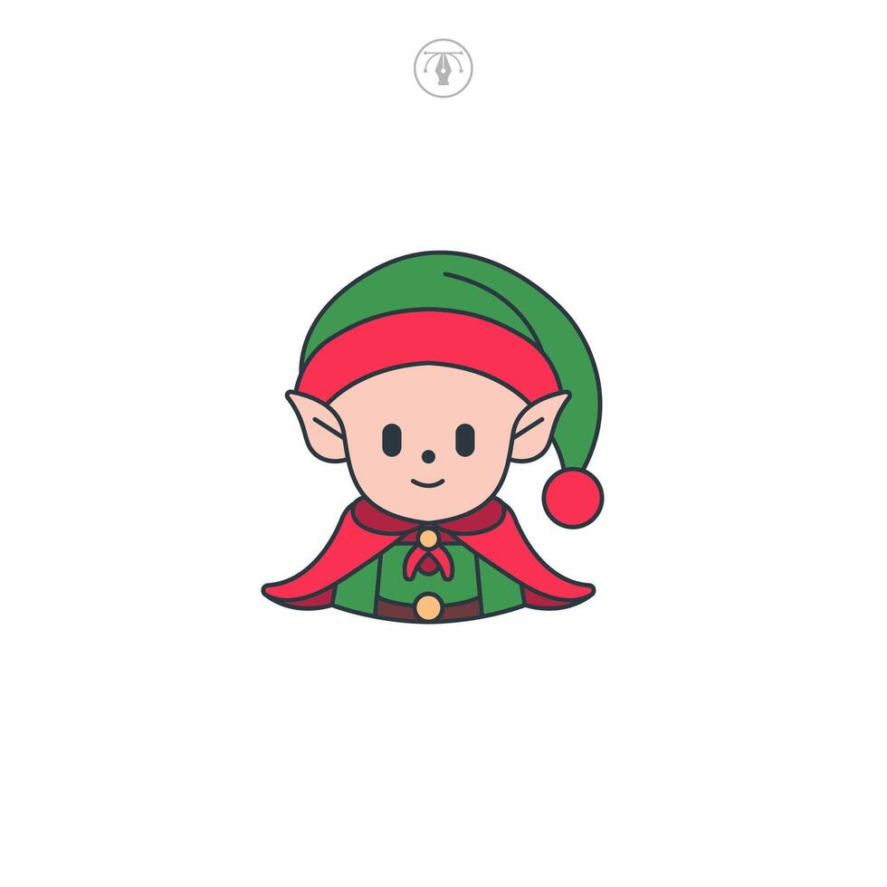 Elf icon symbol illustration isolated on white background vector