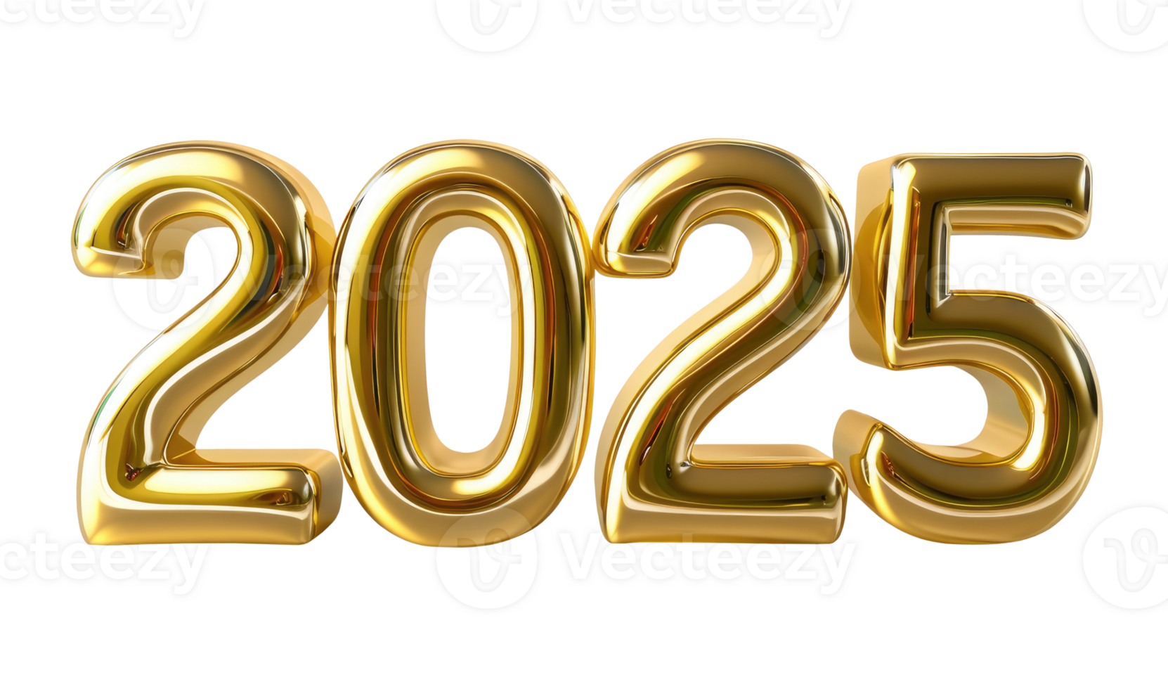 Golden 2025 Number png