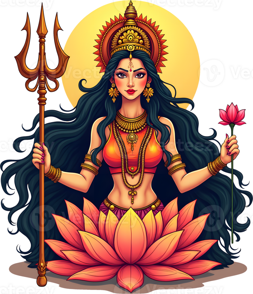 Happy Navratri wishes, concept art of Navratri png