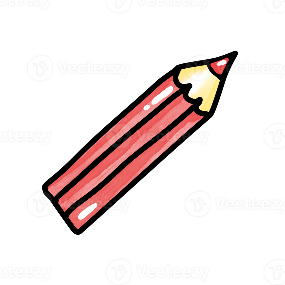 Pencil. Isolated clipart png