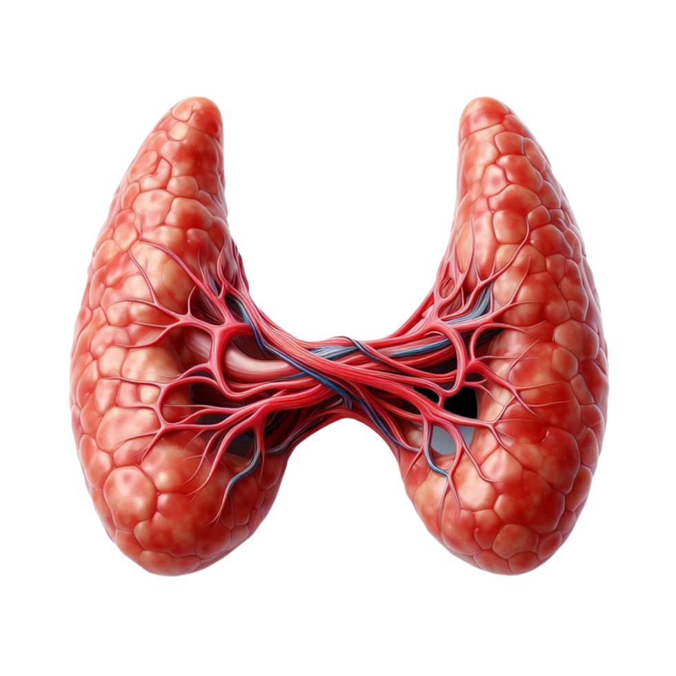 human thyroid gland transparent background png