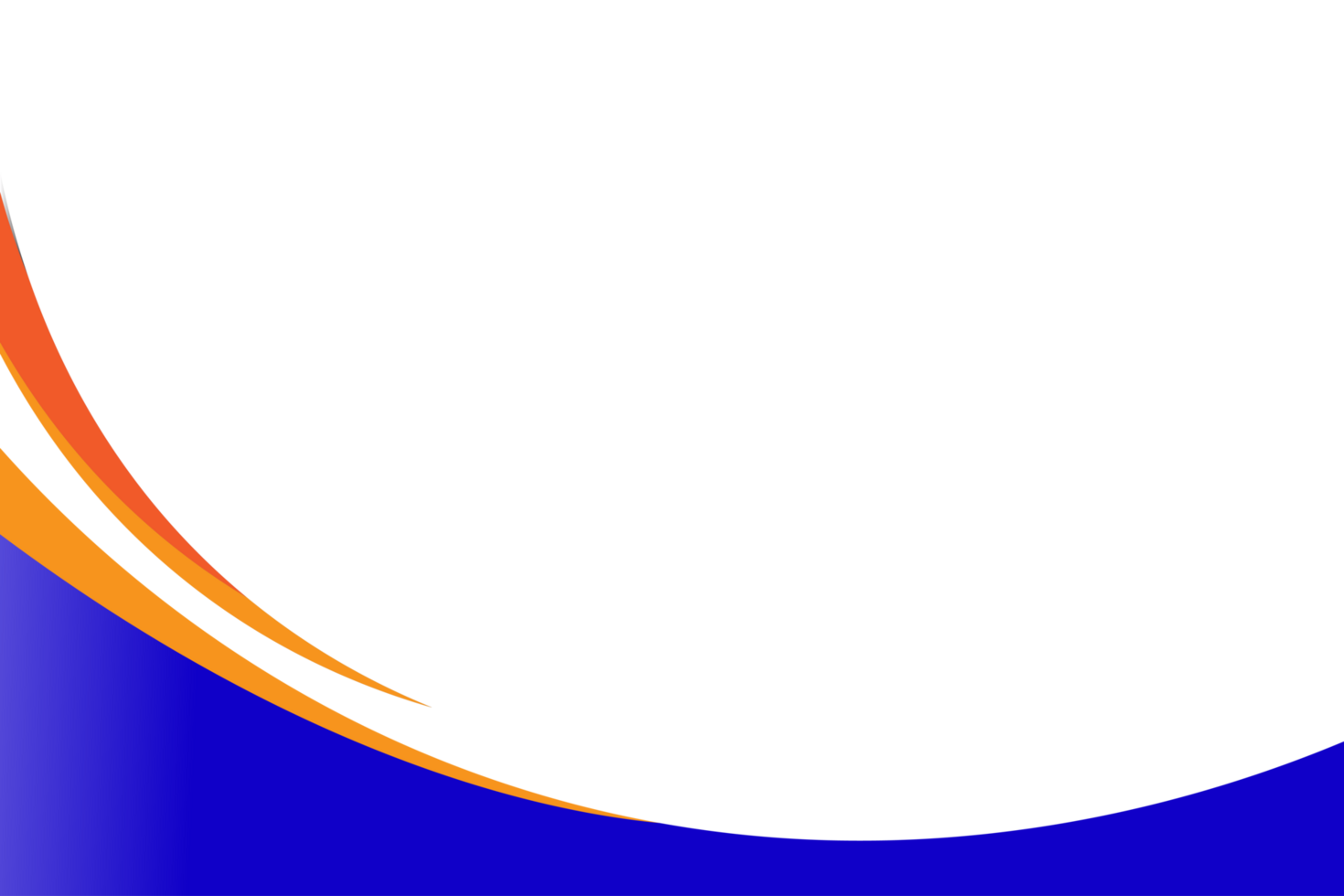 blue and orange wave transparent background png