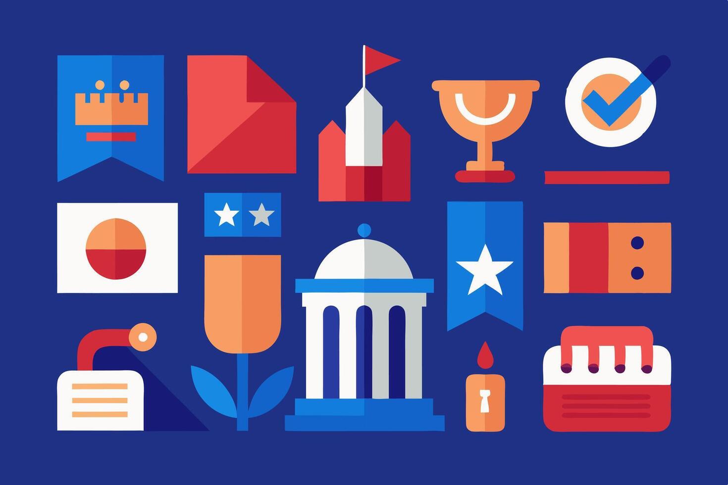 The united states presidential election vector