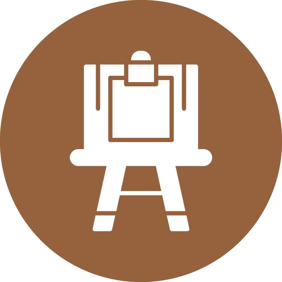 Easel Icon Design vector