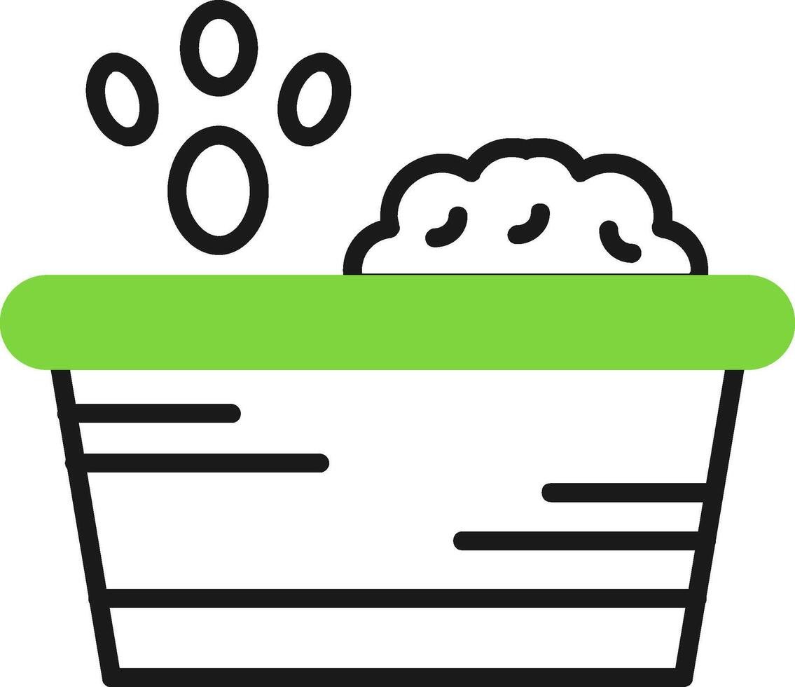 Cat litter box Icon Design vector