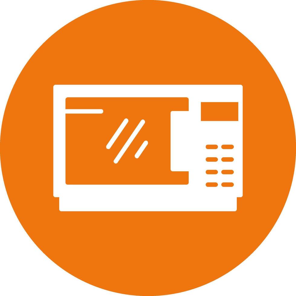 Microwave Icon Design vector
