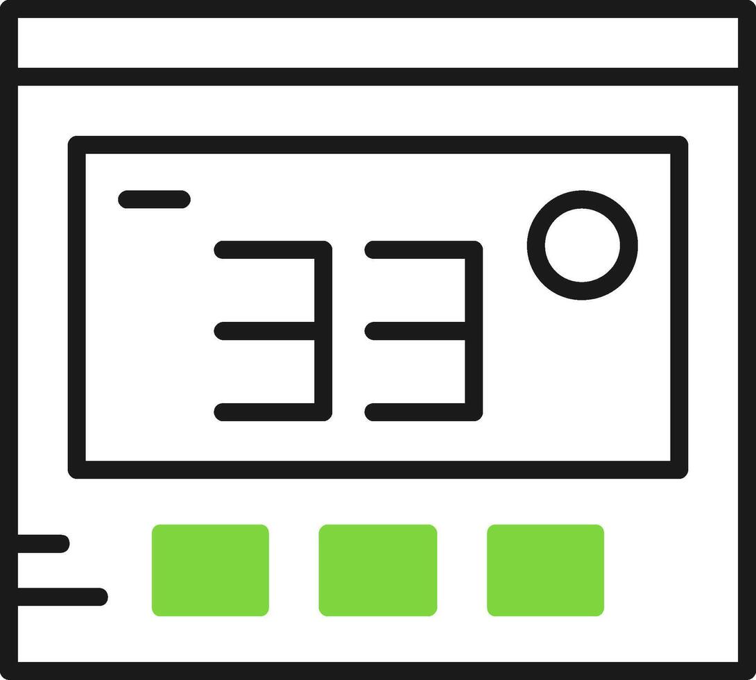 Thermostat Icon Design vector