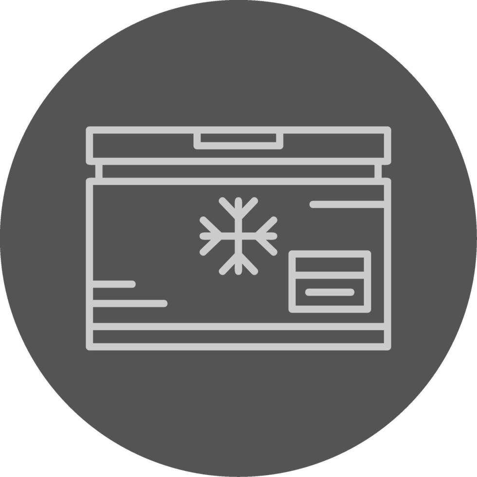 Freezer Icon Design vector
