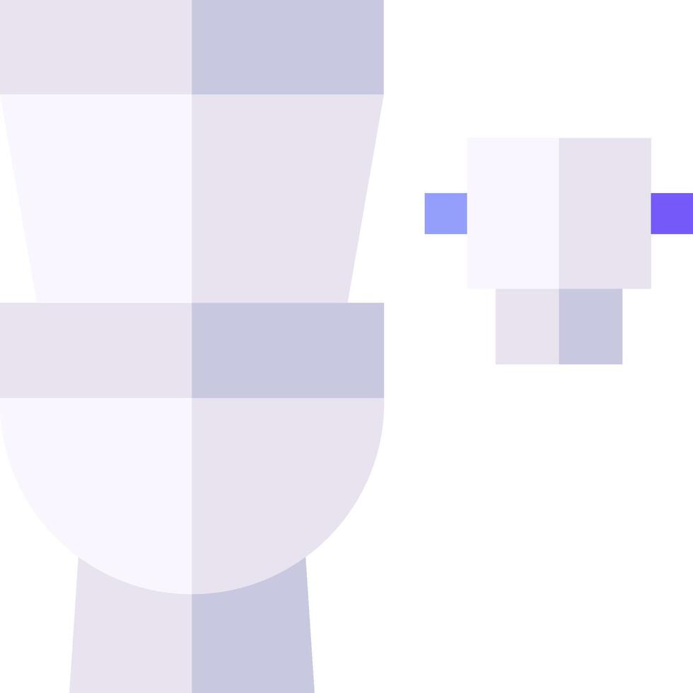 A toilet and a toilet seat vector