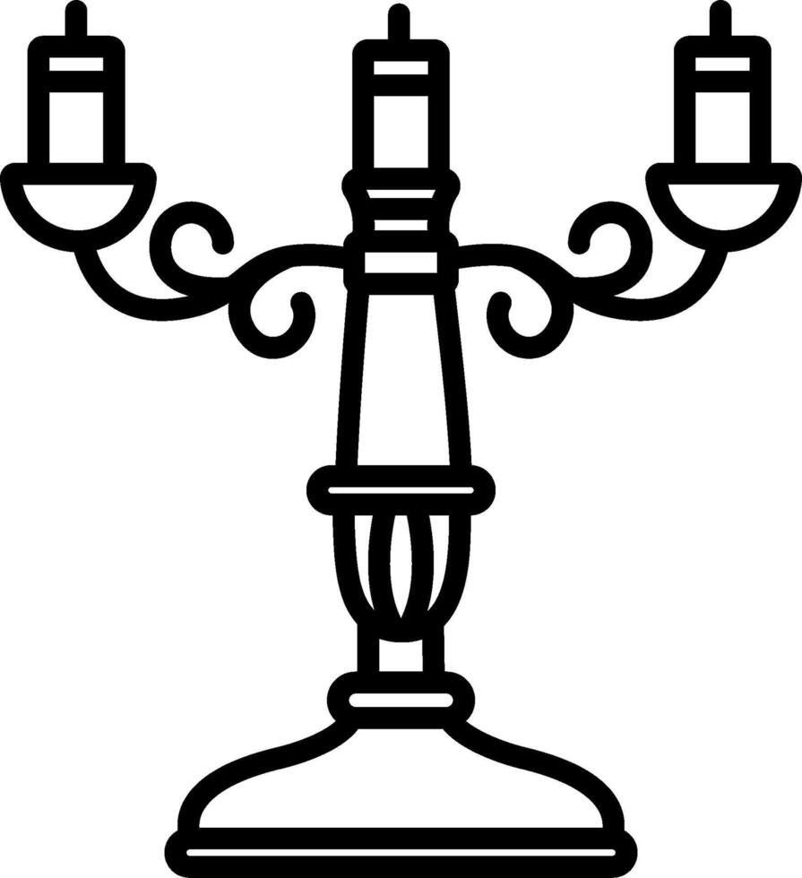 Candleholder illustration design vector