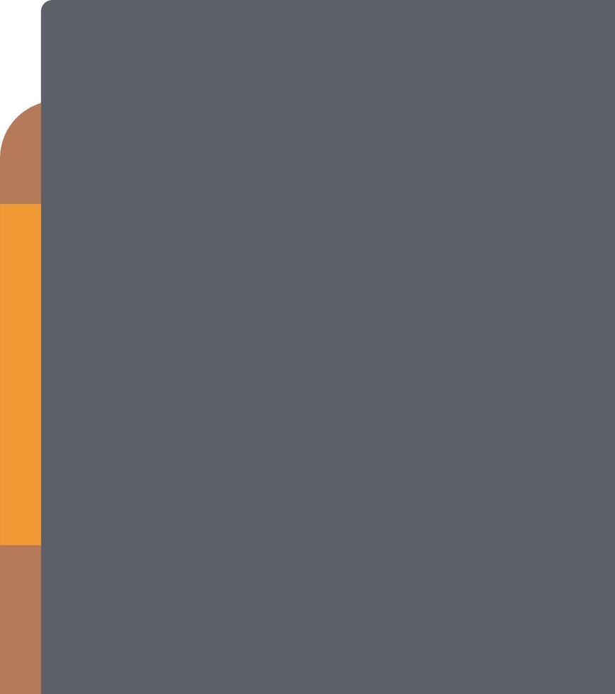 A gray and orange folder with a white background vector