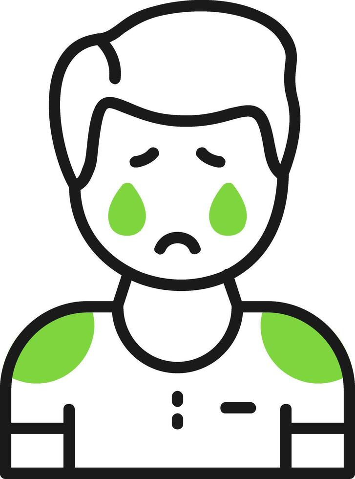 Melancholy Icon Design Symbol vector