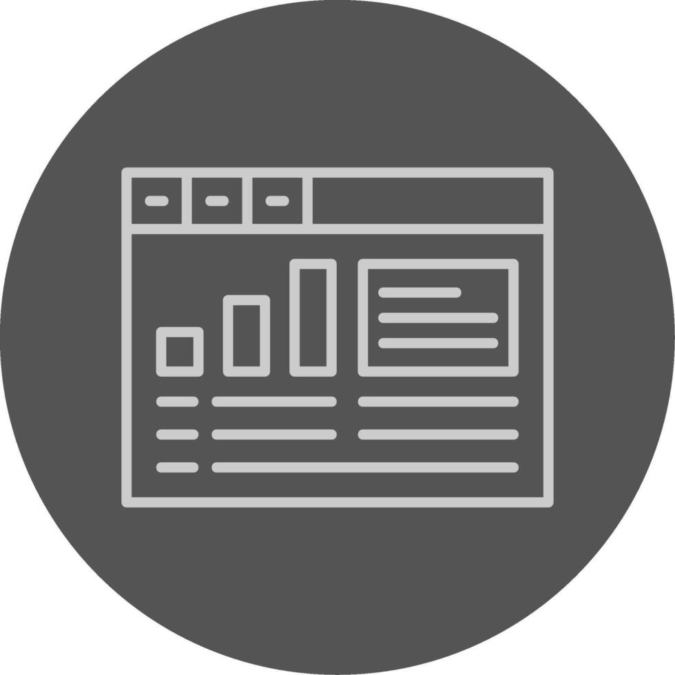 Google Analytics Icon Design Symbol vector