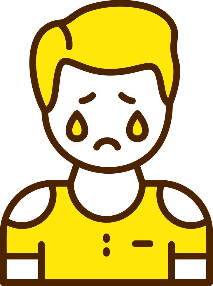 Melancholy Icon Design Symbol vector