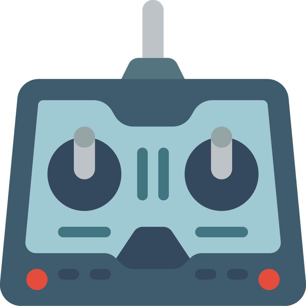 A remote control with two buttons on it vector