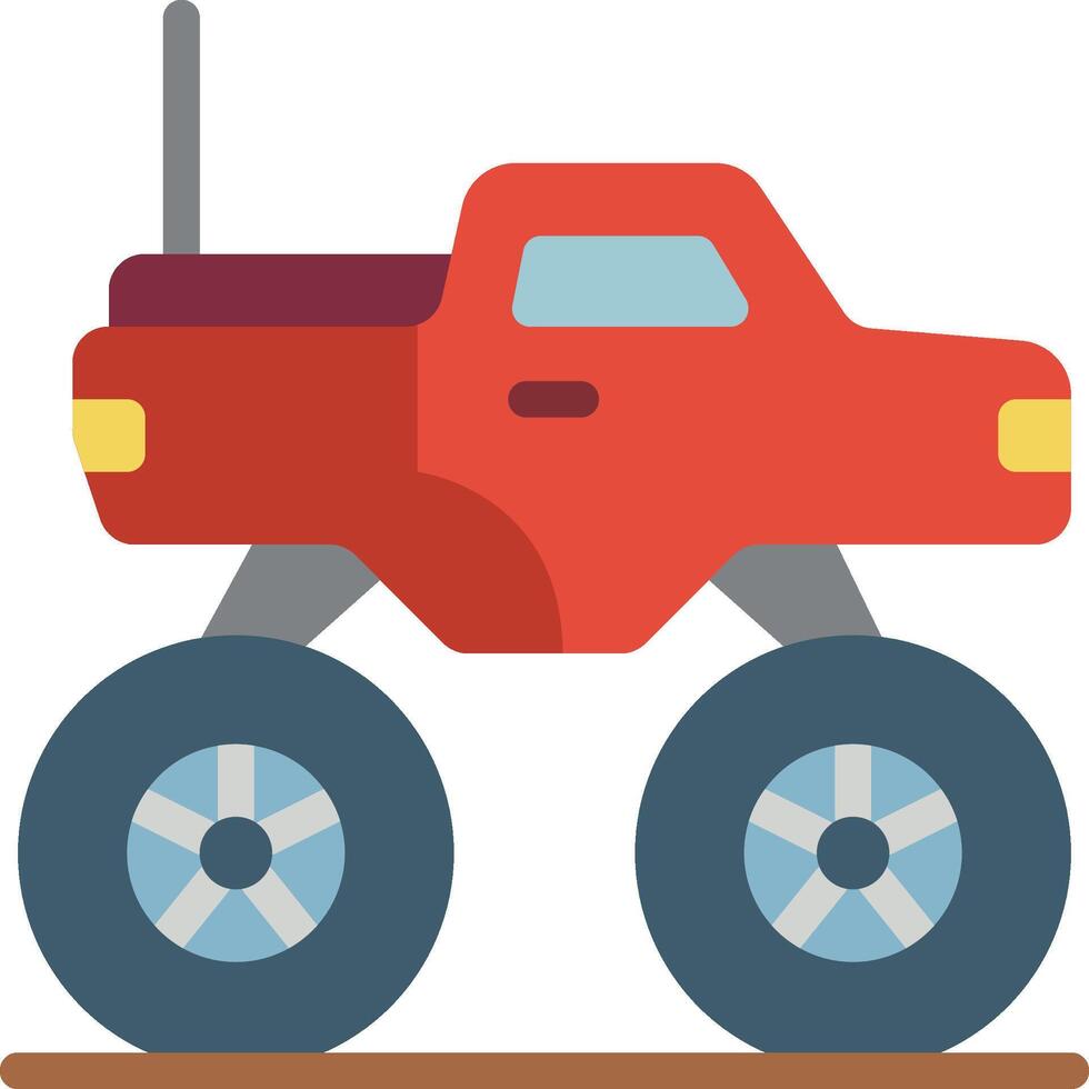 Monster truck illustration design vector