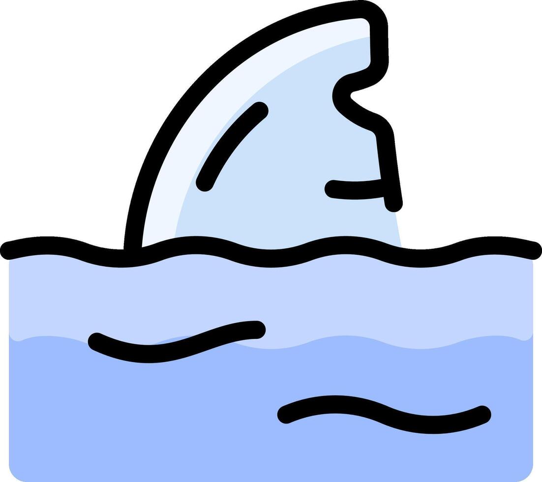 Shark bite icon illustration vector