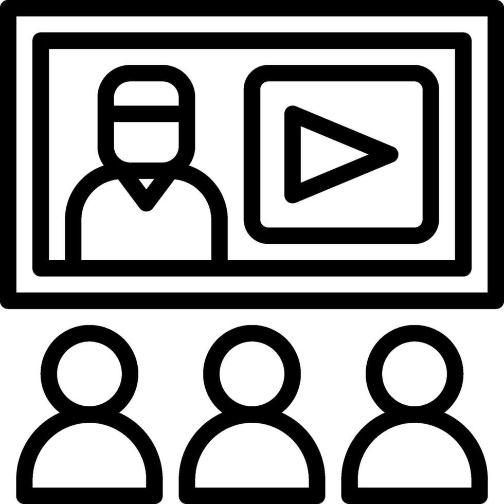 conference illustration design vector