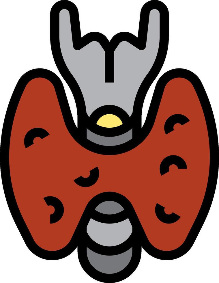 A cartoon image of a human heart vector