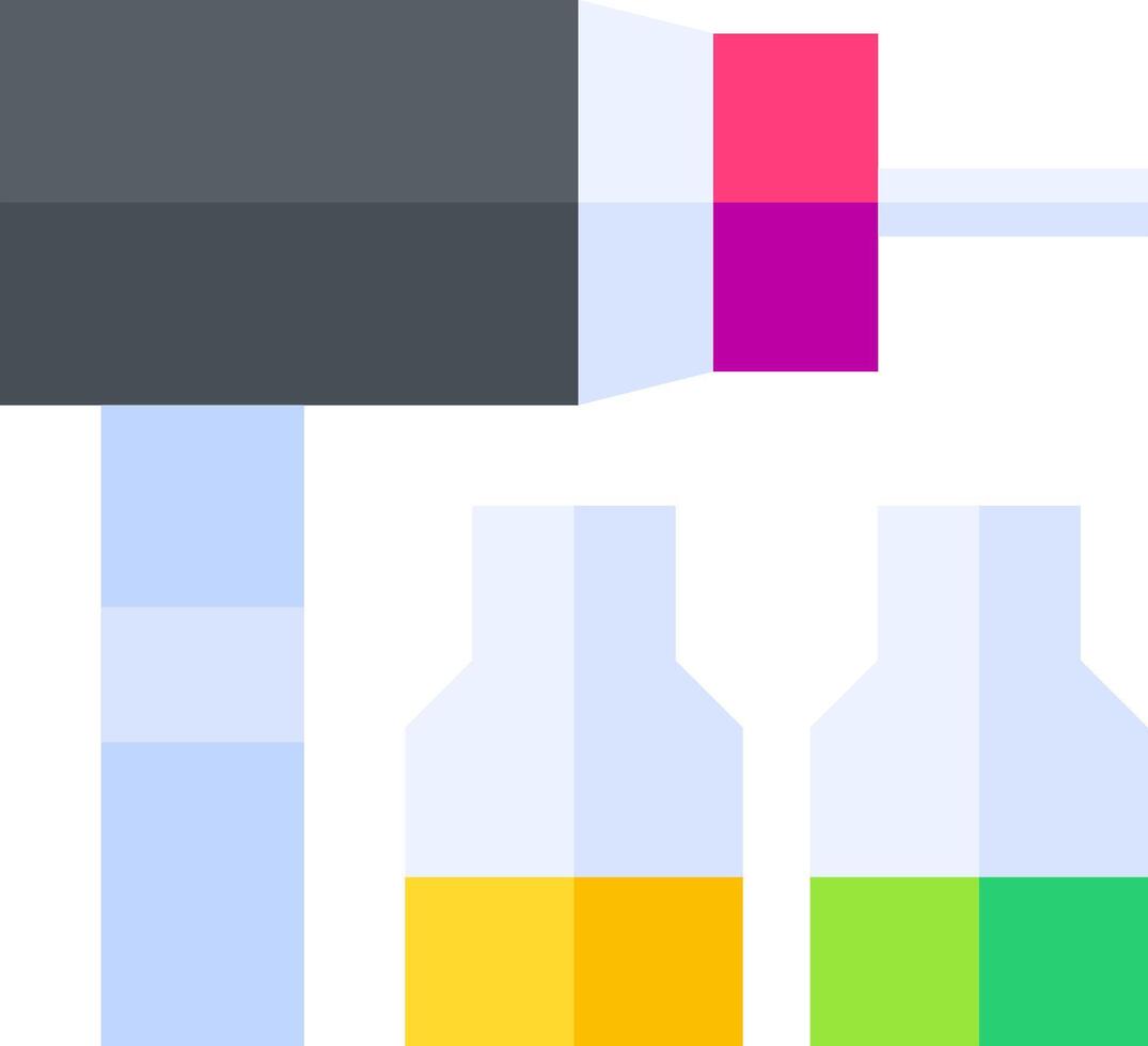 Colorful inkjet printer vector