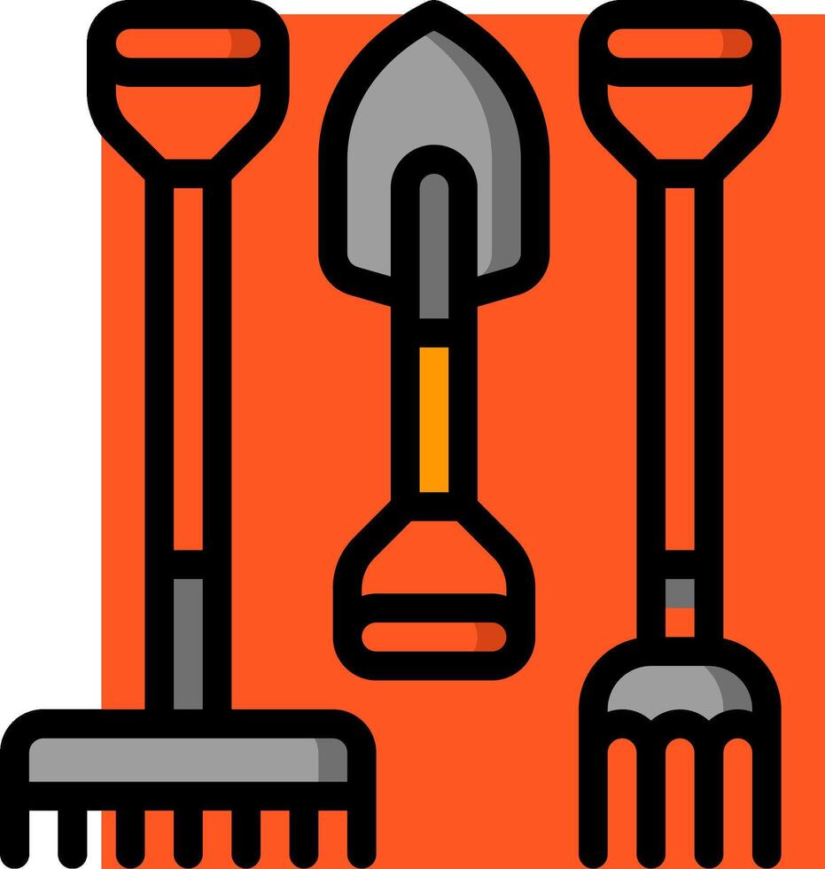 Garden tools clipart vector