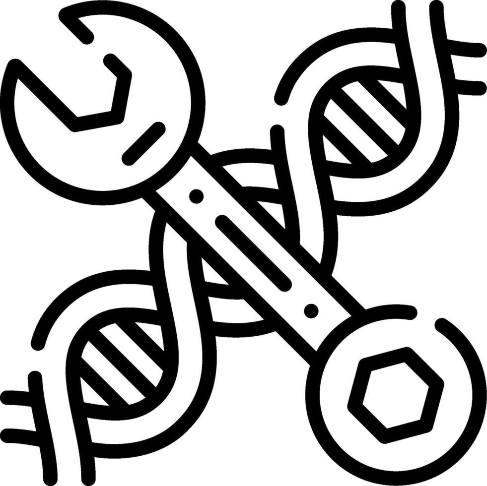 Dna repair icon illustration vector