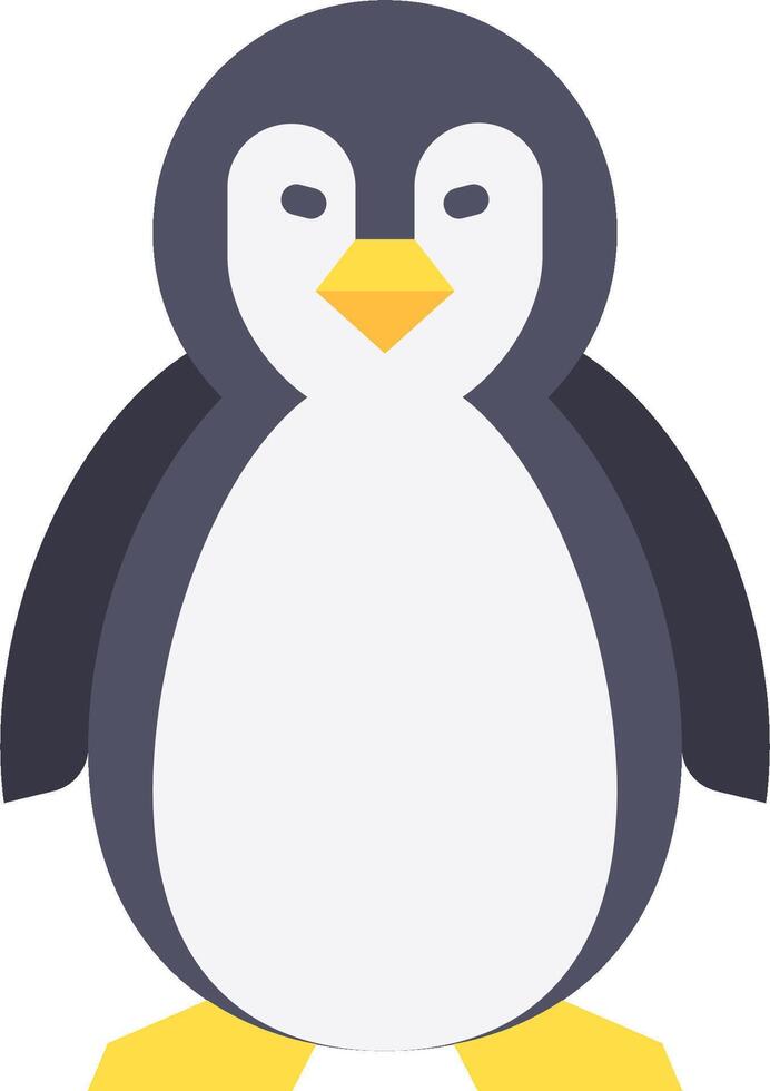 Penguin illustration design vector