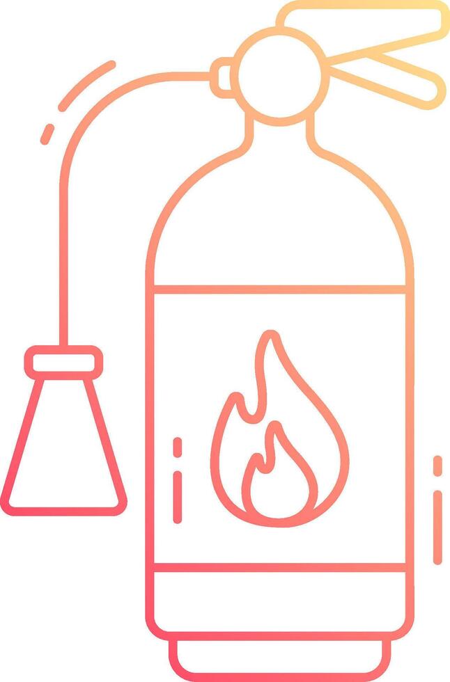 Fire extinguisher icon illustration vector