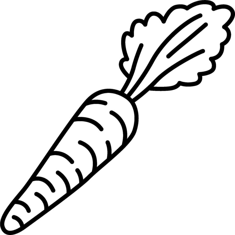Carrot coloring pages free printable coloring pages vector