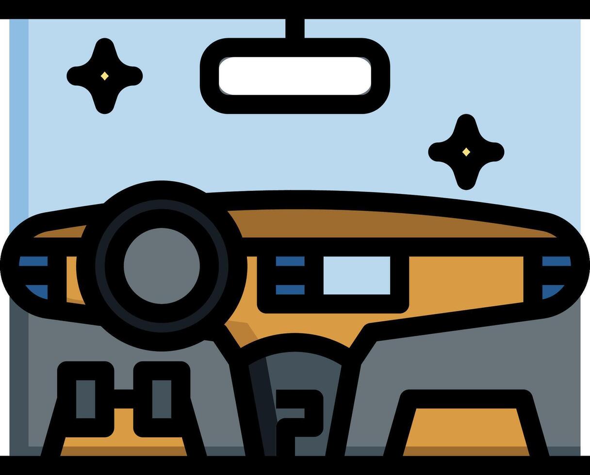 Car dashboard icon vector
