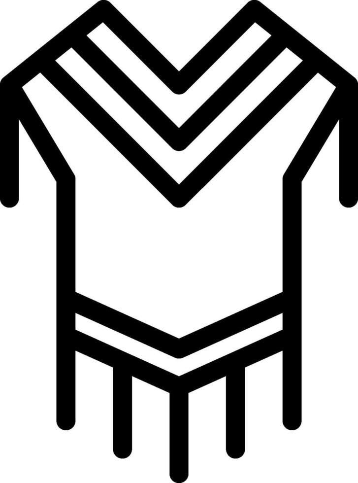 A black and white image of a shirt with a fringe vector