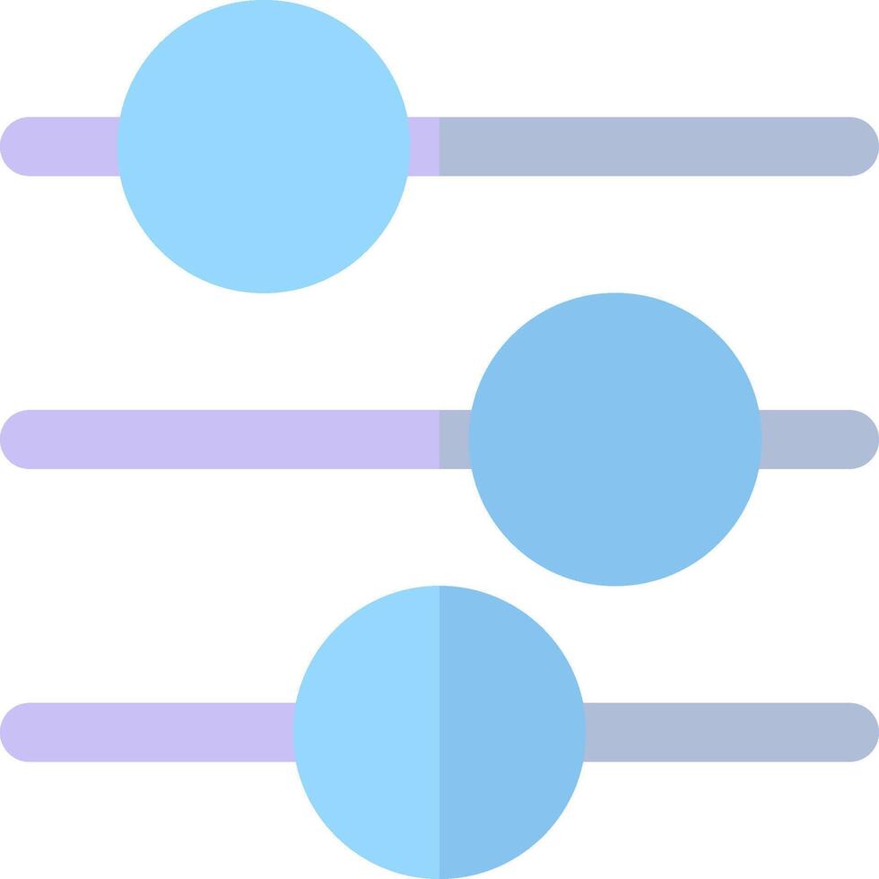 A diagram of three blue circles vector