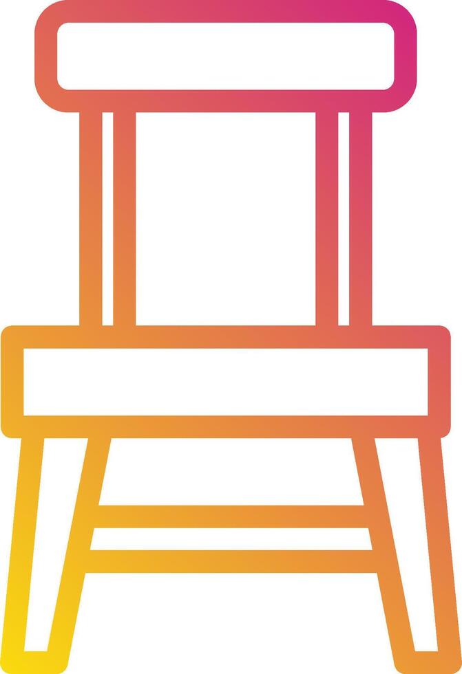 A colorful step stool icon on a white background vector