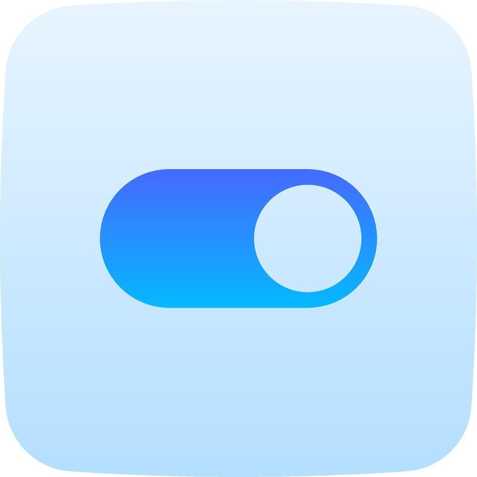 A blue button with a circle on it vector