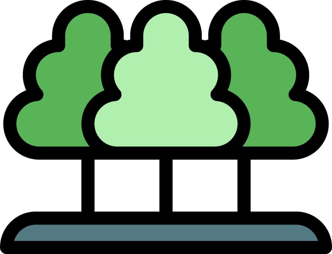 Forest icon illustration vector