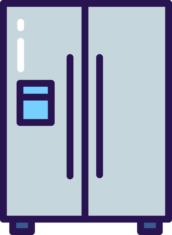 Refrigerator icon illustration vector