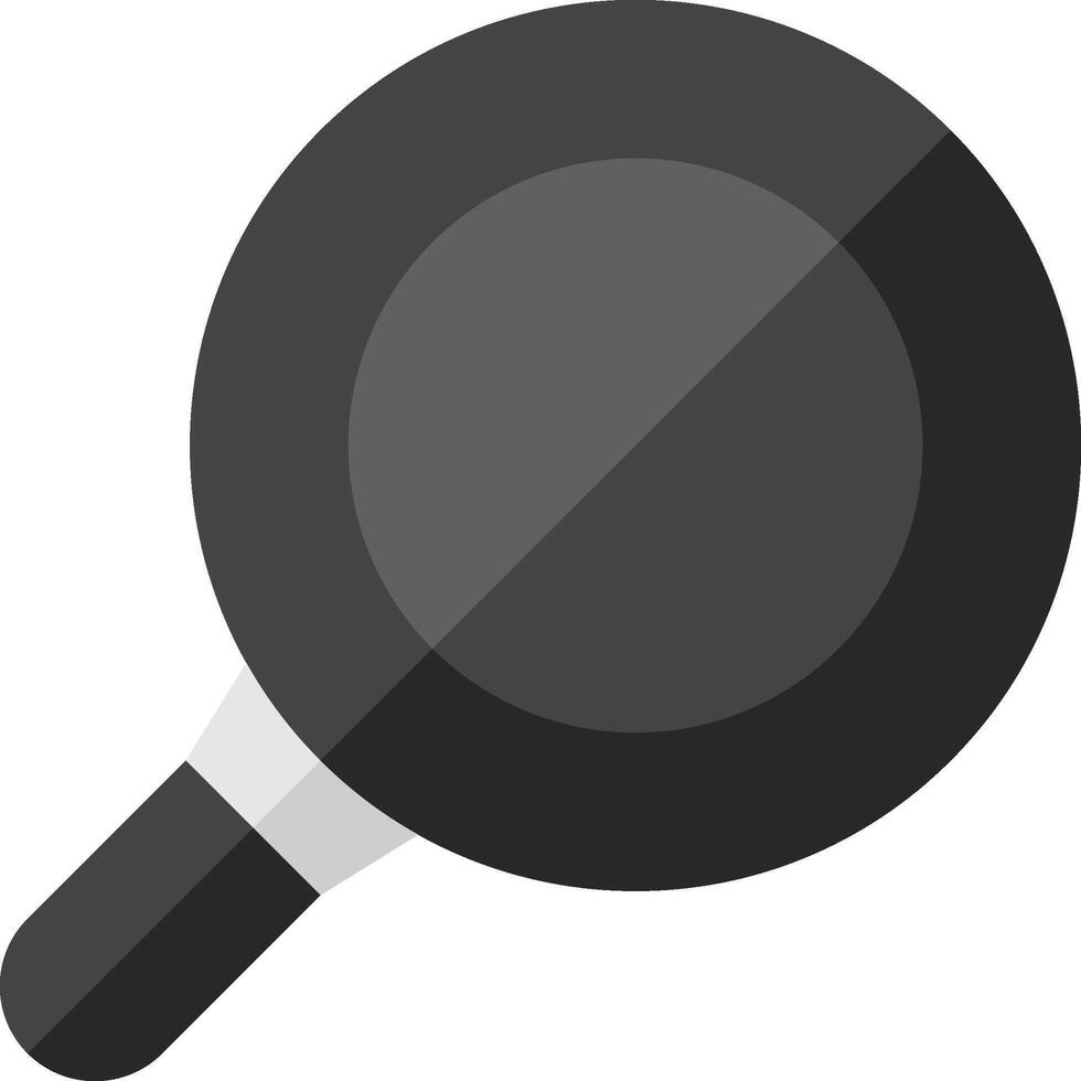 A frying pan icon on a white background vector