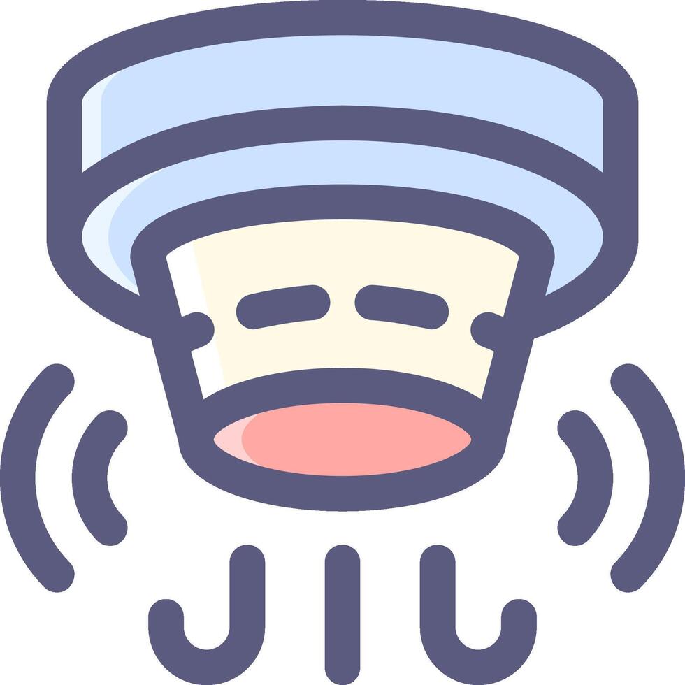 Fire alarm icon illustration vector