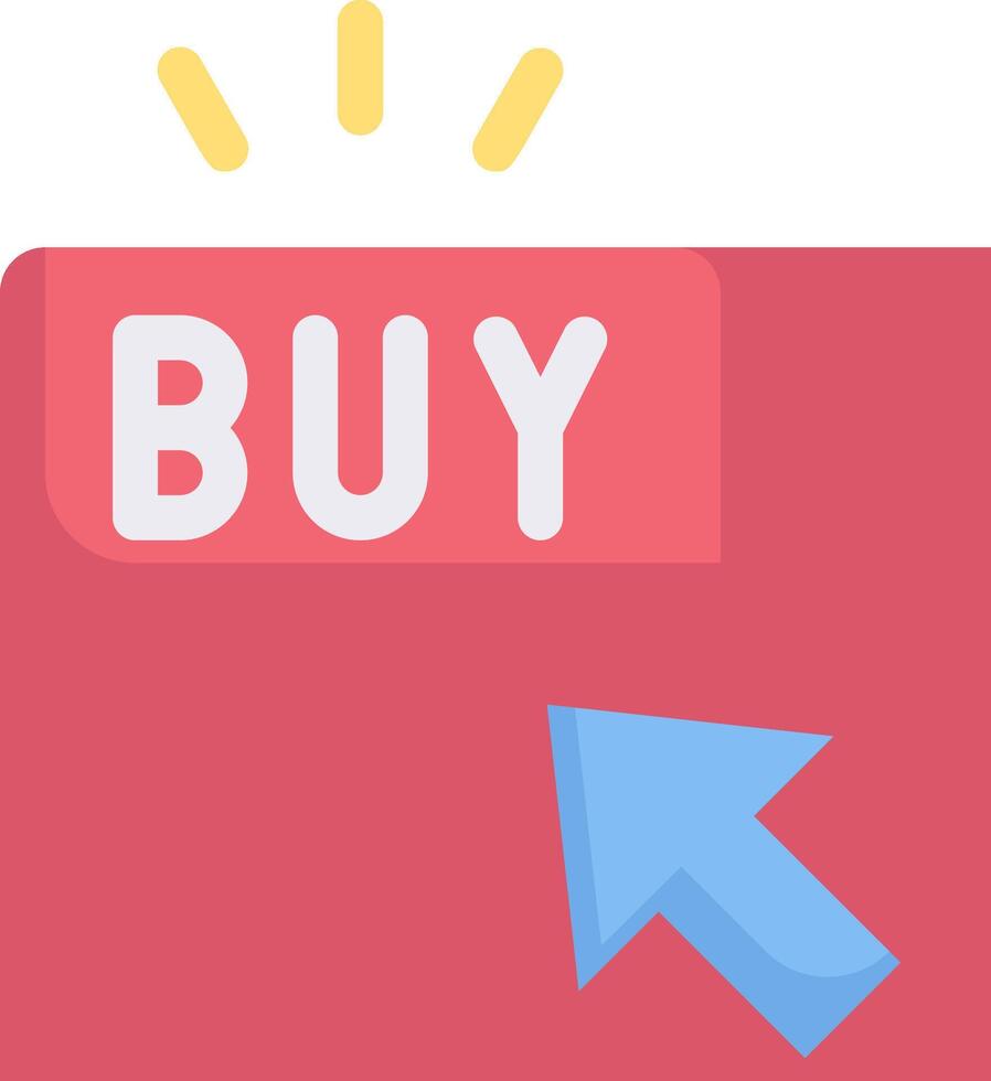 Buy icon with arrow vector