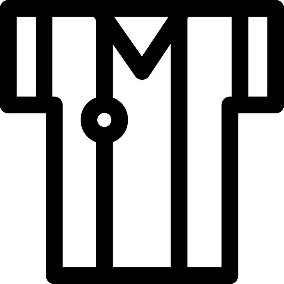 A black and white image of a shirt vector