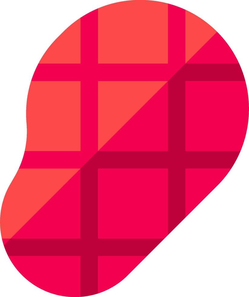 A red and white checkered pattern on a white background vector